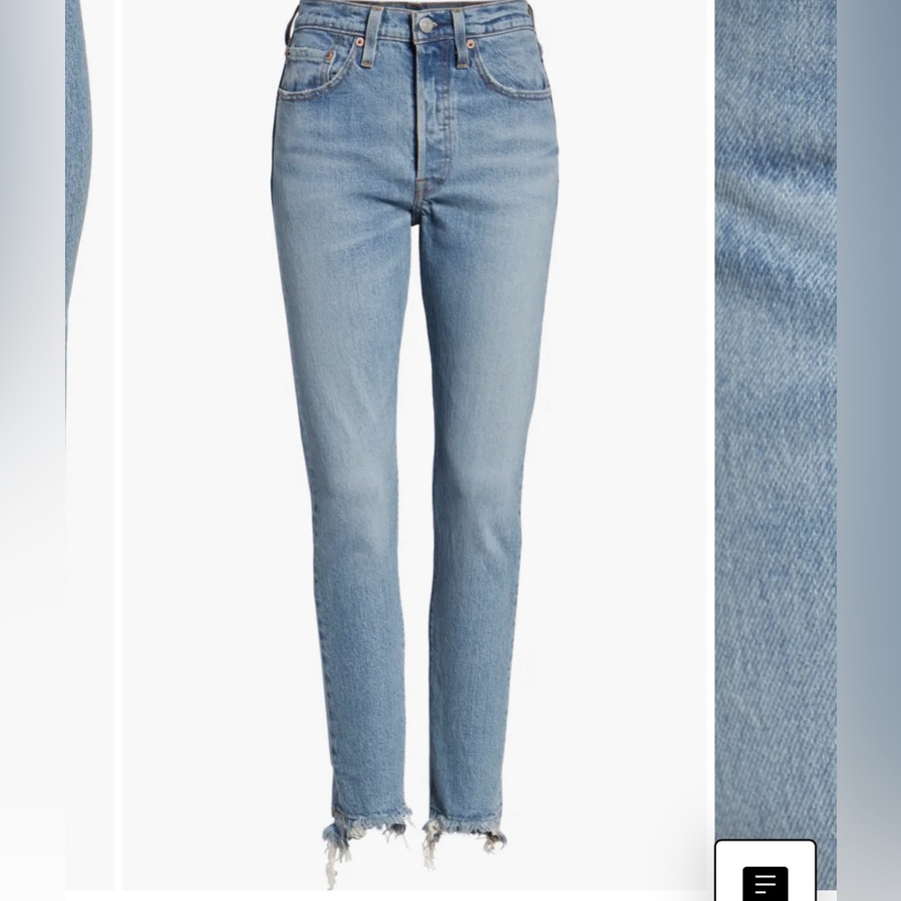 Levi’s 501 Skinny Jeans, Size 29